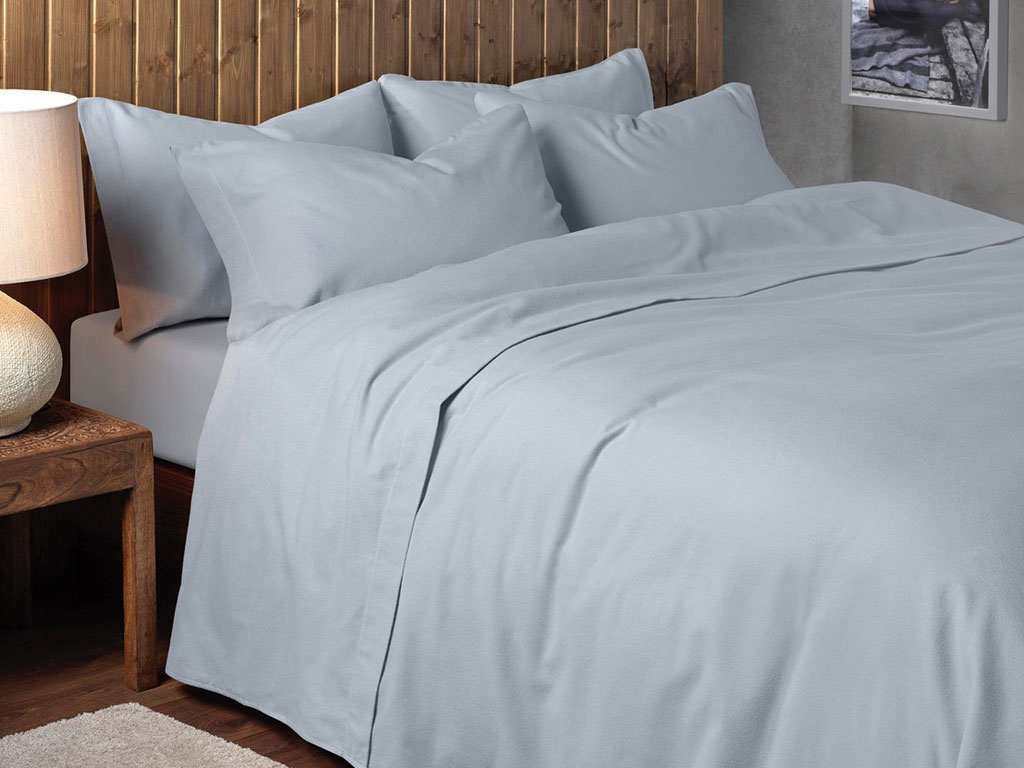 Design Port Premium Brushed 180gsm Cotton Grey Pillowcases